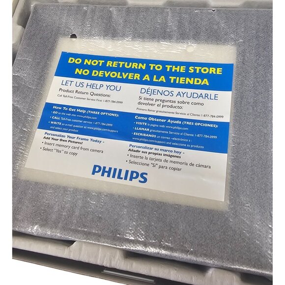 Philips 7" Home Essentials Digital Photo Frame Black - Picture 7 of 7